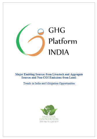 Major Emitting Sources from Livestock and Aggregate Sources and Non-CO2, Emissions from Land: Trends in India & Mitigation Opportunities